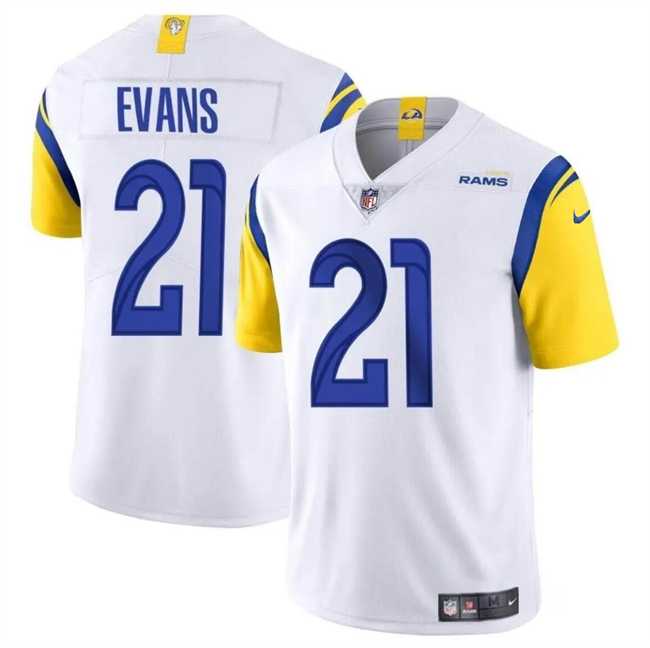 Men & Women & Youth Los Angeles Rams #21 Zach Evans White 2024 Vapor Untouchable Stitched Jersey->los angeles rams->NFL Jersey